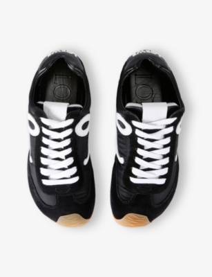 Ballet Runner 2.0 Suede and Woven Low-Top Trainers