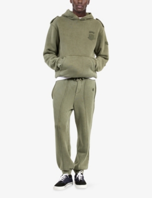THE KOOPLES: Logo-Embroidered Relaxed-Fit Cotton Hoody