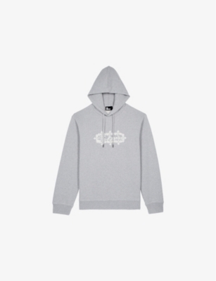 THE KOOPLES: Relaxed-Fit Brand-Embroidered Cotton-Jersey Hoody