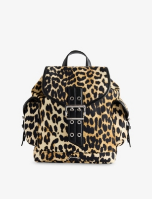 GANNI: Bucky Woven Backpack