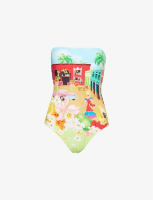 SEAFOLLY: Cuba Bandeau One Piece Swimsuit