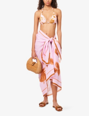 SEAFOLLY: Rococo Printed Cotton Sarong