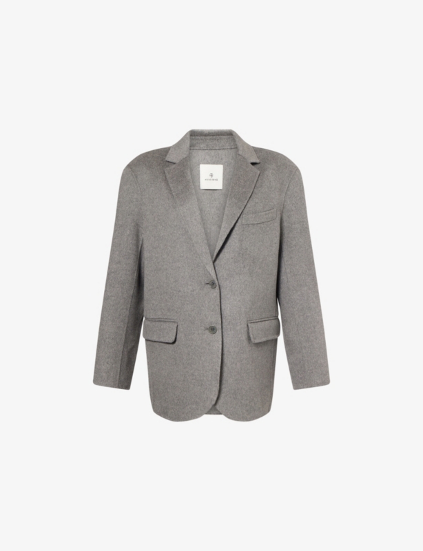 Quinn Notched-Lapel Wool-Cashmere Blazer