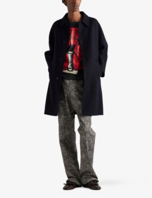 PRADA: Bernard Buffet Graphic-Print Cotton-Jersey T-Shirt