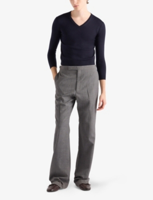 PRADA: V-Neck Wool Jumper