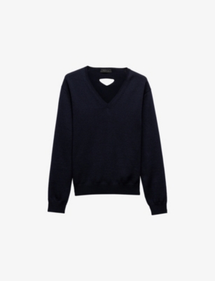 PRADA: V-Neck Wool Jumper