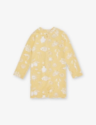 H&M ADORABLES: Graphic-Print Textured Sunsuit 4-36 Months