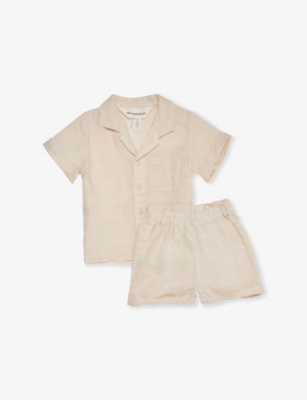 H&M ADORABLES: Two-Piece Linen Set 4-36 Months