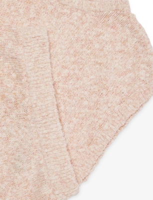 H&m Adorables Orange Dusty Light Bouclé Two-piece Cotton-knit Set 2 In Gold