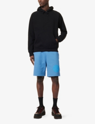BURBERRY: Logo-Print Drawstring-Waist Cotton-Jersey Shorts