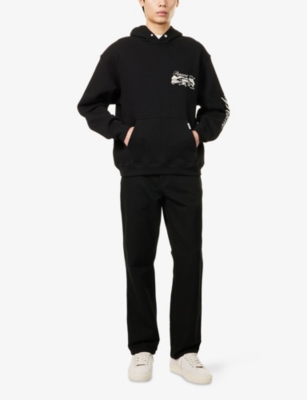 REPRESENT: Raceway Logo Graphic-Print Stretch-Cotton Hoody