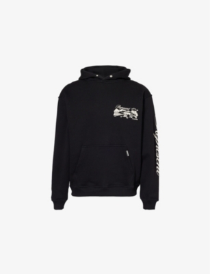 REPRESENT: Raceway Logo Graphic-Print Stretch-Cotton Hoody