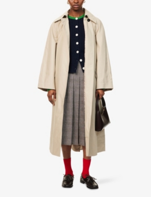 BARBOUR: The Edit by Alexa Chung Harley Cotton-Blend Trench Coat