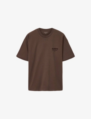 ALLSAINTS: Xander Logo-Embossed Short-Sleeve Cotton T-Shirt