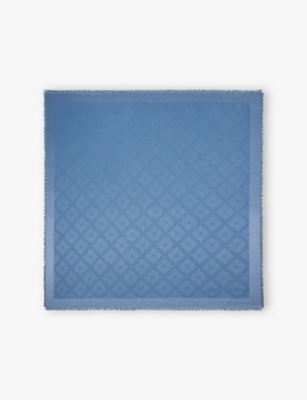 MULBERRY: Mulberry Tree Square Cotton-Silk Blend Scarf
