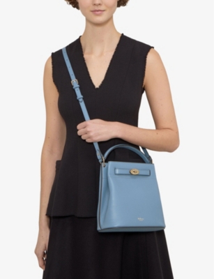 MULBERRY: Islington Grained Leather Bucket Bag