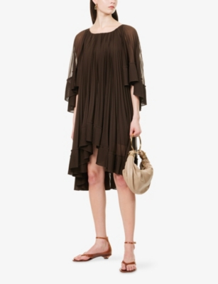 ZIMMERMANN: Illuminate Pleated Woven Cape