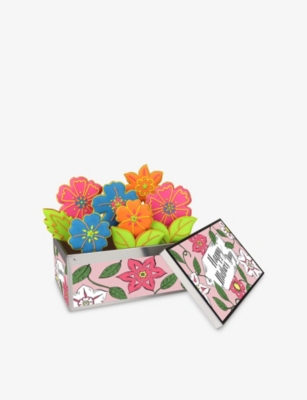 BISCUITEERS: Flowers Medium Biscuit Tin 120g