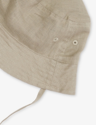 H&M ADORABLES: Wide-Brim Linen Bucket Hat 2 Months-2 Years