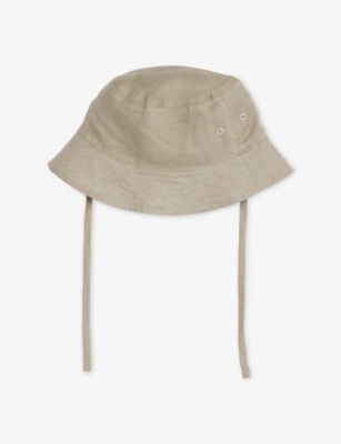 H&M ADORABLES: Wide-Brim Linen Bucket Hat 2 Months-2 Years
