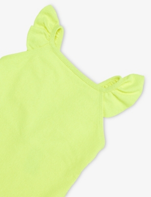 H&M ADORABLES: Neon Frilled-Trim Swimsuit 2-10 Years