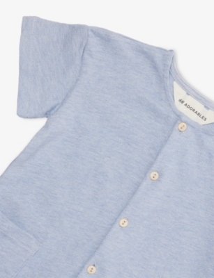H&M ADORABLES: Short-Sleeve Cotton Romper 4 Months-3 Years