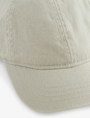 H&m Adorables Green Dusty Light Muscot Cotton-canvas Cap In Purple