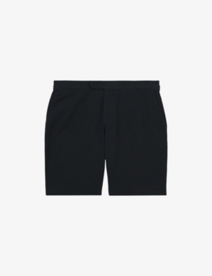 REISS: Sketch Tailored Cotton And Linen Shorts