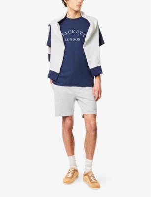 HACKETT MENS HACKETT HERITAGE SHORT-SLEEVE COTTON-JERSEY T-SHIRT 