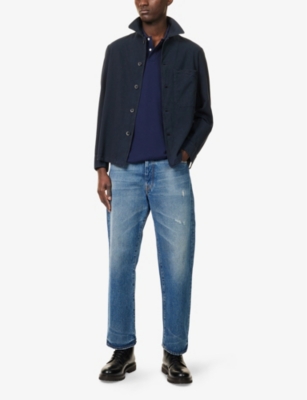 HACKETT: Heritage Logo-Print Cotton Polo Shirt