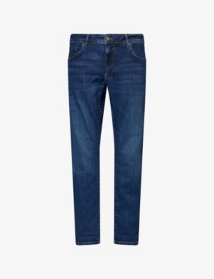 HACKETT: Powerflex Tapered-Leg Stretch-Denim Blend Jeans