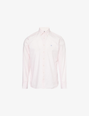 HACKETT MENS HACKETT TAILORED BUTTON-DOWN-COLLAR OXFORD COTTON SHIRT 