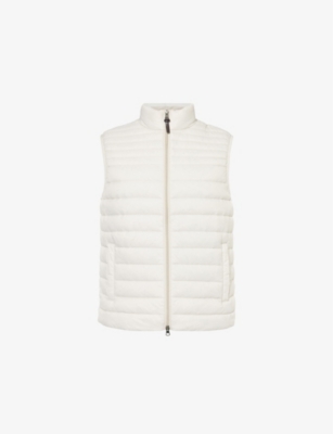 HACKETT: Funnel-Neck Lightweight Padded Shell-Down Gilet
