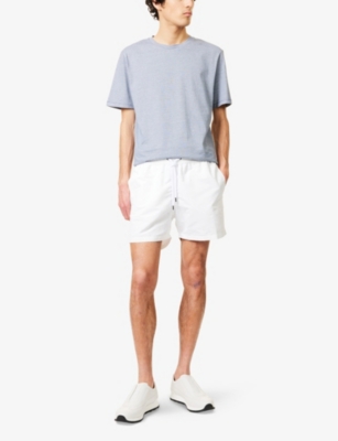 HACKETT MENS HACKETT STRIPE-PRINT SHORT-SLEEVE COTTON-JERSEY T-SHIRT 