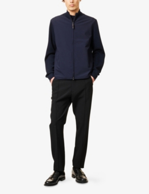 HACKETT: Hybrid Merino-Wool and Shell Cardigan