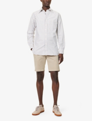 HACKETT MENS HACKETT CORE KEN REGULAR-FIT STRETCH-COTTON SHORTS 