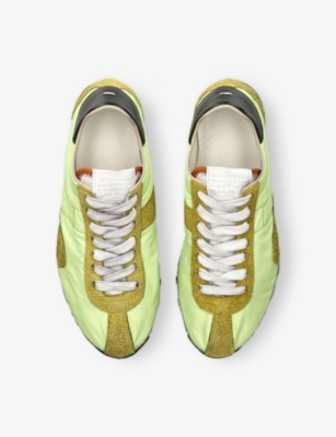 MAISON MARGIELA: Sprinters Canvas and Suede Low-Top Trainers