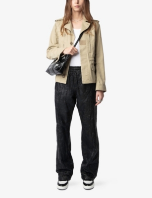 ZADIG&VOLTAIRE: Klimi Notch-Collar Cotton Jacket