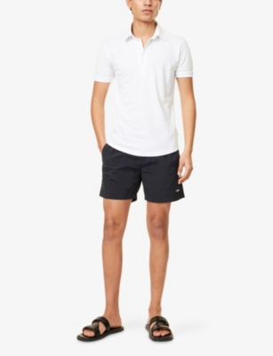 BOSS: Zepha Logo-Print Swim Shorts