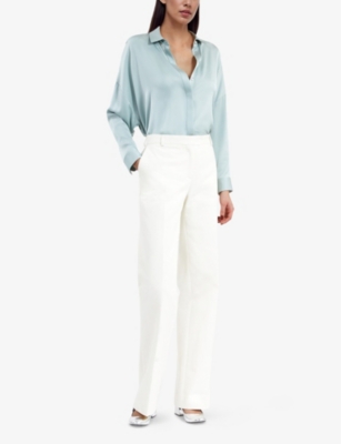 THE KOOPLES: Relaxed-Fit Long-Sleeve Stretch-Silk Shirt