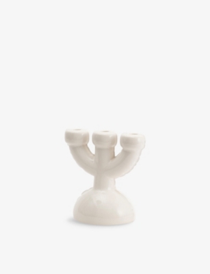 Eric Ceramic Candelabra 22cm
