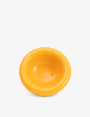 Home Studyo Lisa Ceramic Bowl 18cm Yolk Yellow Gloss In Yolk Yellow Gloss