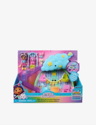 GABBYS DOLLHOUSE: Kitty Care Ear Purrfect Playroom Set 25cm