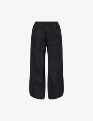 ALAIA: Balloon Wide-Leg Woven Trousers