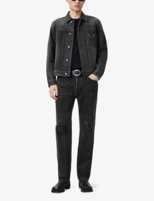 ALLSAINTS: Jayger Patch-Pocket Cotton Denim Jacket