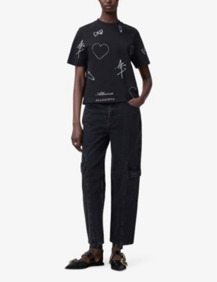 ALLSAINTS: Stina Lisa Short-Sleeve Cotton T-Shirt