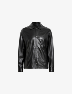 ALLSAINTS: Arlington Regular-fit Leather Jacket