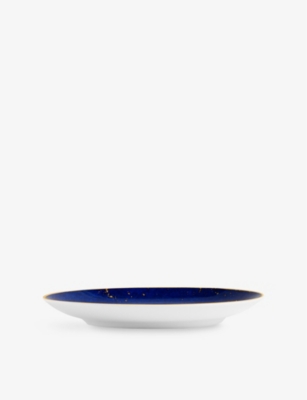 L'objet Lapis Fine-porcelain Small Dish 13cm Blue In Blue