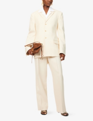 CARVEN: Notch-Lapel Single-Breasted Wool Blazer