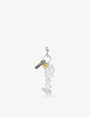 BALENCIAGA: BB Silicone Keyring